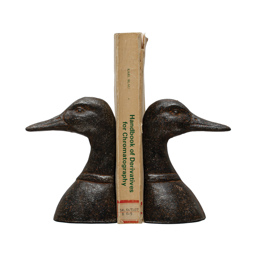 Sujetalibros de Hierro Par de Patos