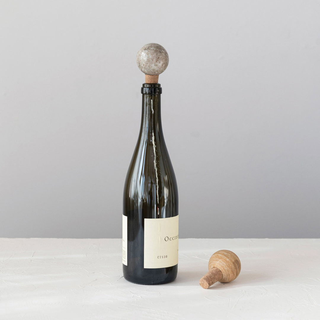Tapa para botella mármol