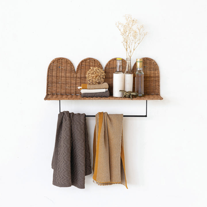 Repisa de Rattan Ondas