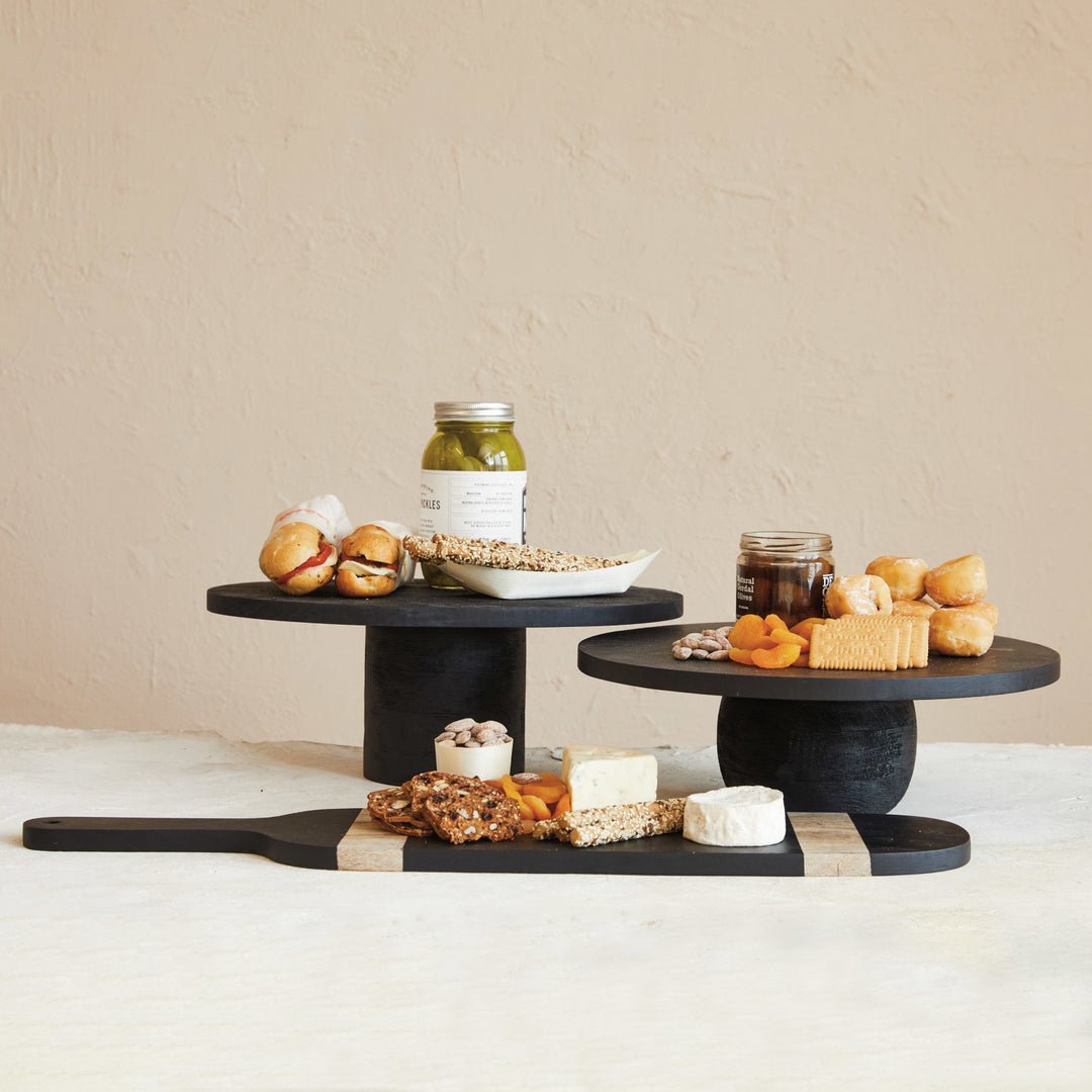 Pedestal de Madera Black