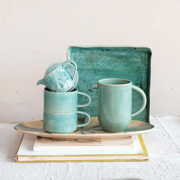 Set Tetera Cerámica Aqua con Tazas