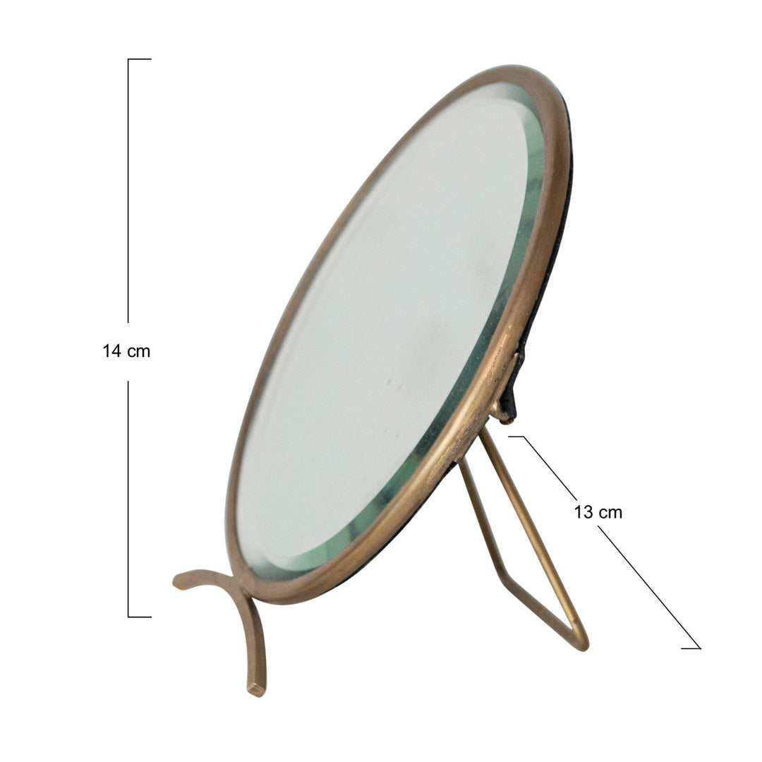 Espejo para Mesa Dorado