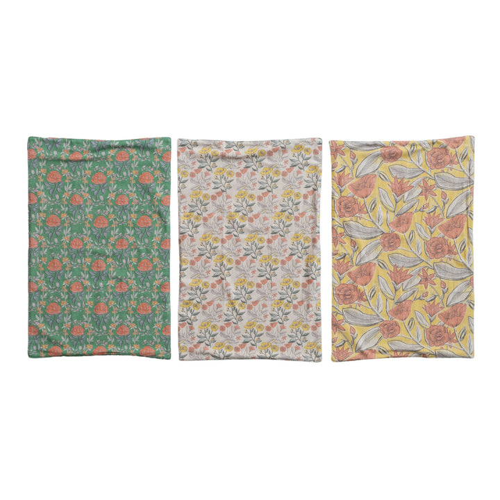 Paño de Cocina Estampados Flores, 3 estilos