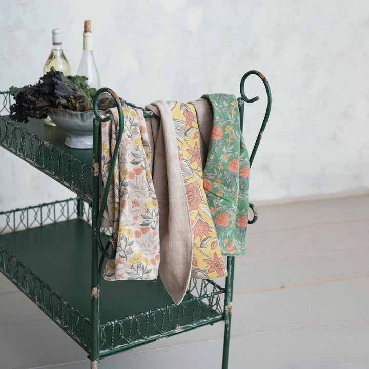 Paño de Cocina Estampados Flores, 3 estilos