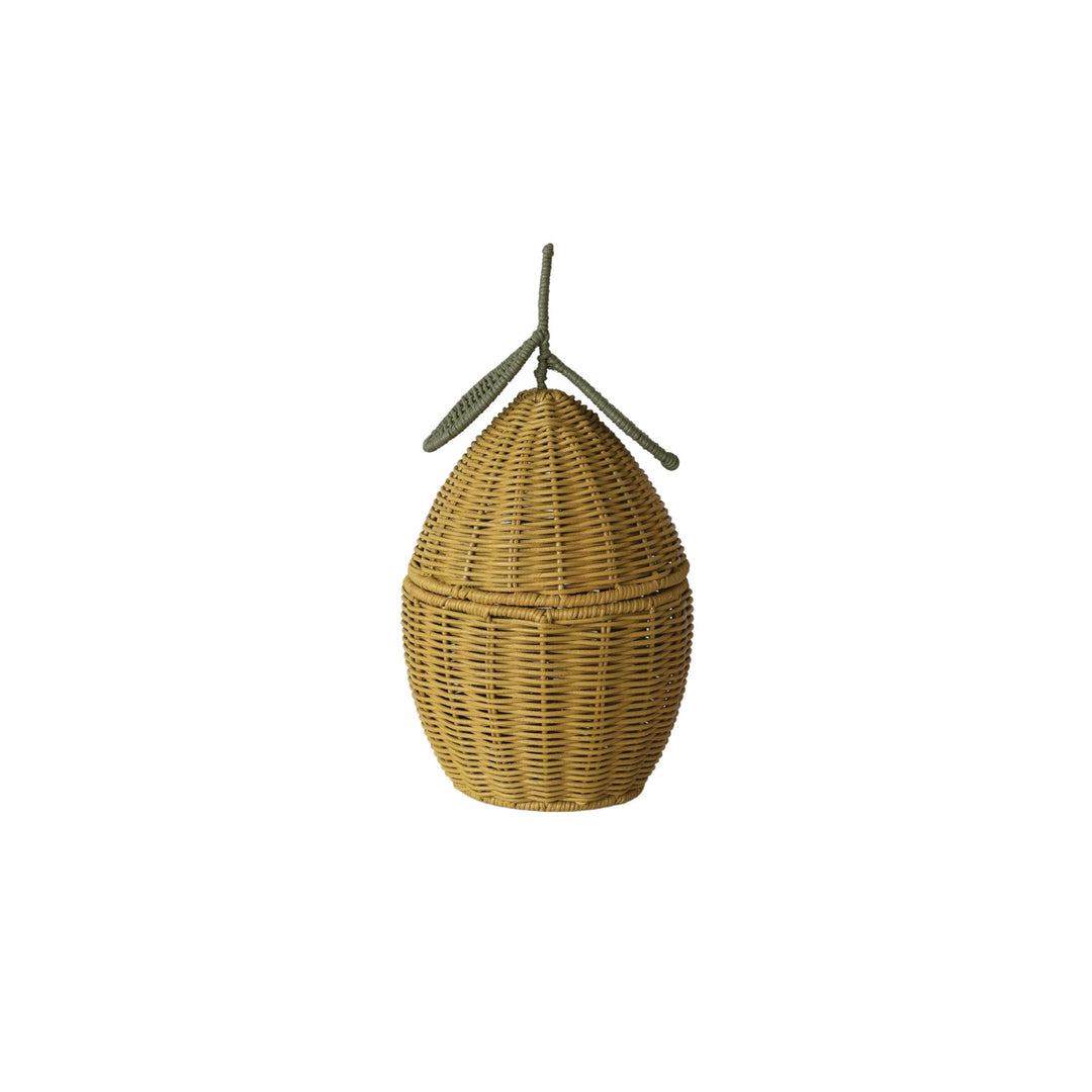 Canasto de Rattan Limón