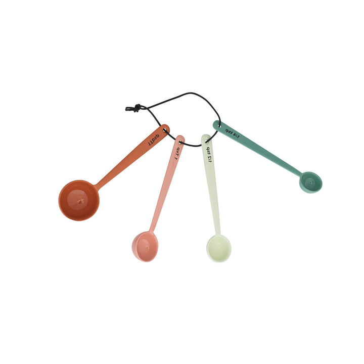 Cucharas Medidoras Esmaltado de Color, set de 4