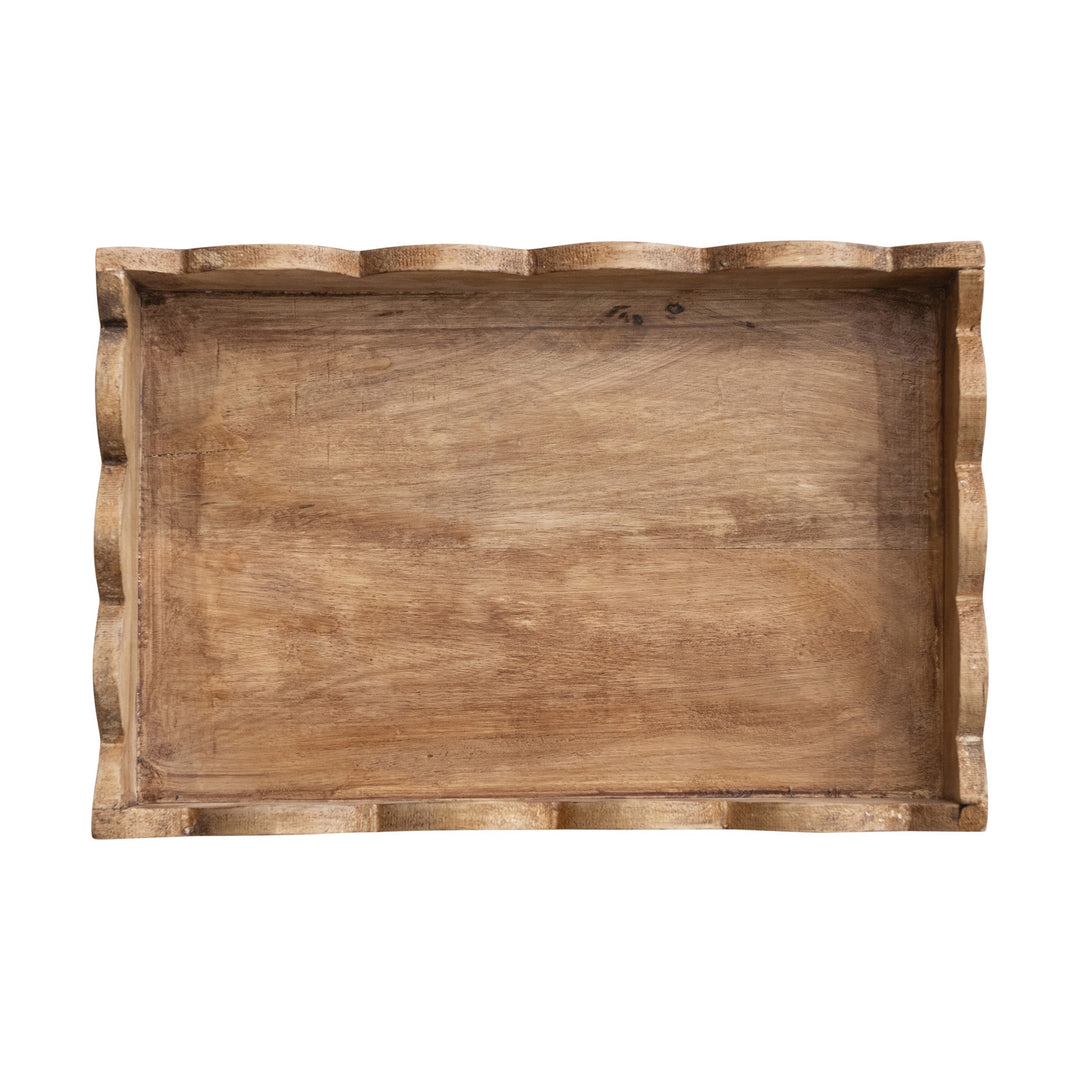 Bandeja Festoneada de Madera