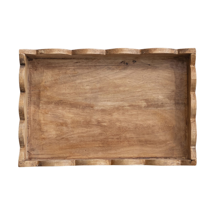 Bandeja Festoneada de Madera