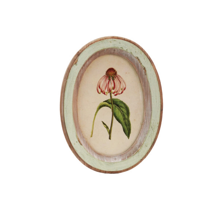 Cuadro Oval Flor