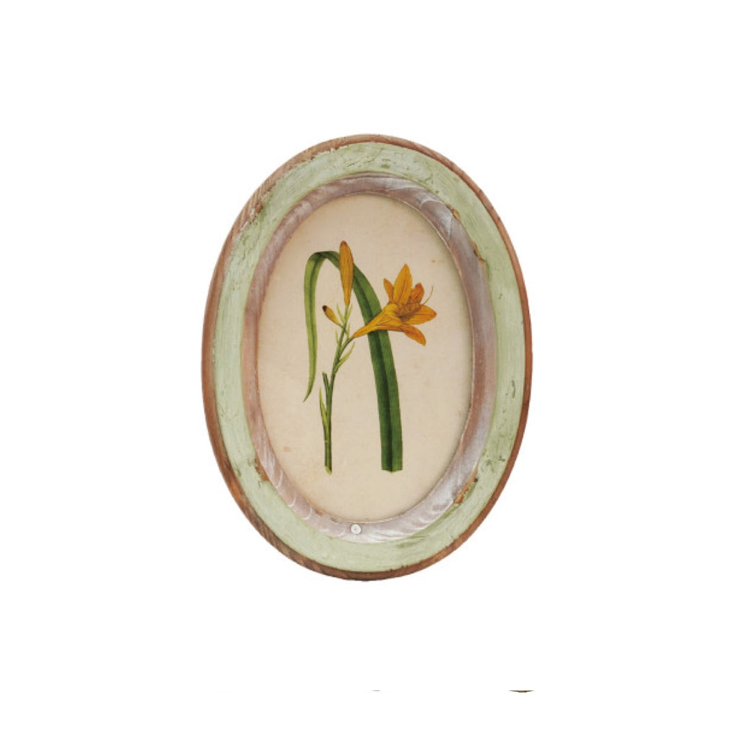 Cuadro Oval Flor