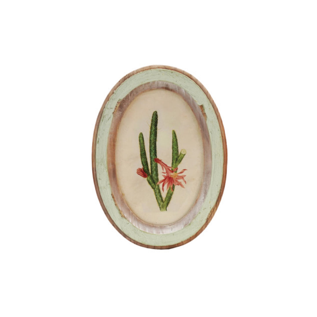 Cuadro Oval Flor