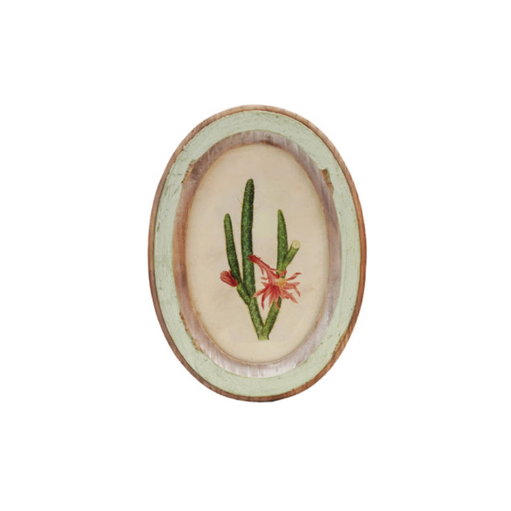 Cuadro Oval Flor