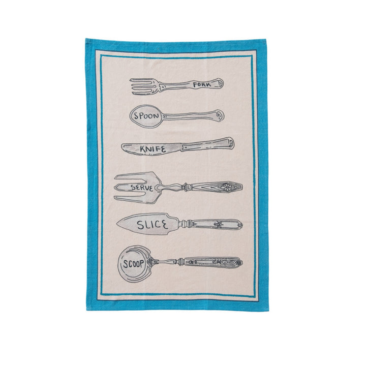 Paño de Cocina Estampado con Utensilios, 3 estilos