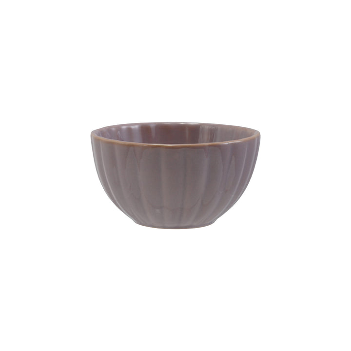 Bowl de Cerámica Acanalado Lavanda