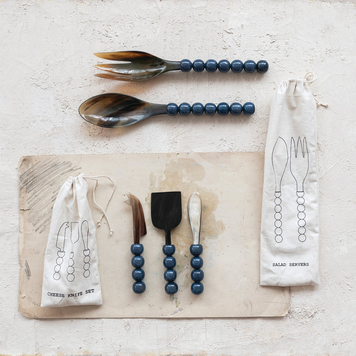 Set de 3 Cuchillos para Queso Horn