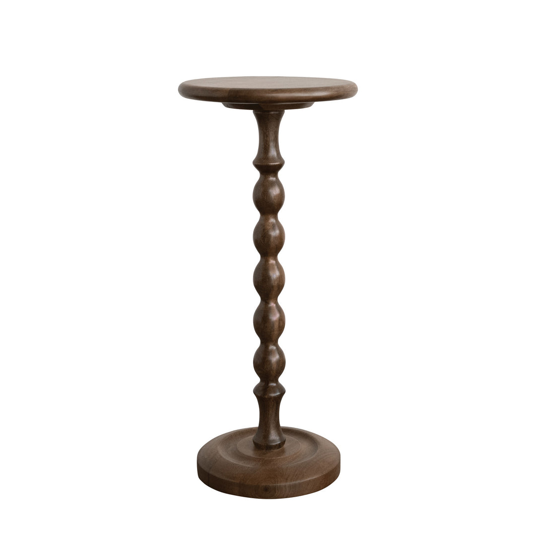 Mesa de Martini Torneada Nogal