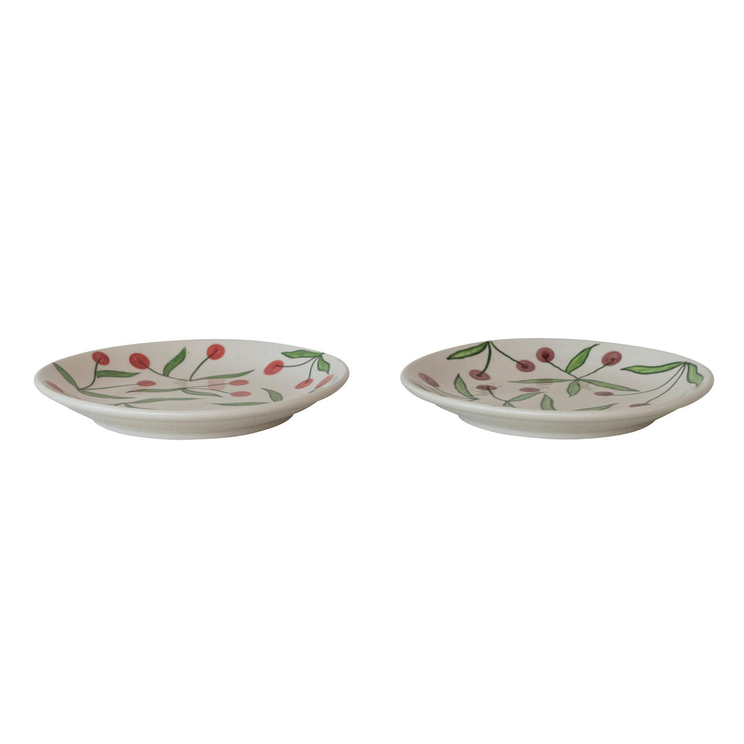 Plato de Cerámica Cerezas, 2 colores