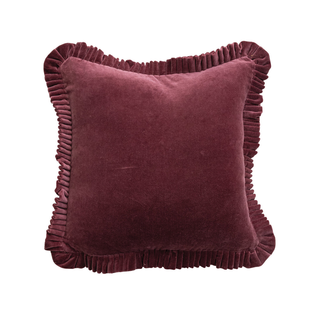 Cojín Velvet Burdeo 45x45