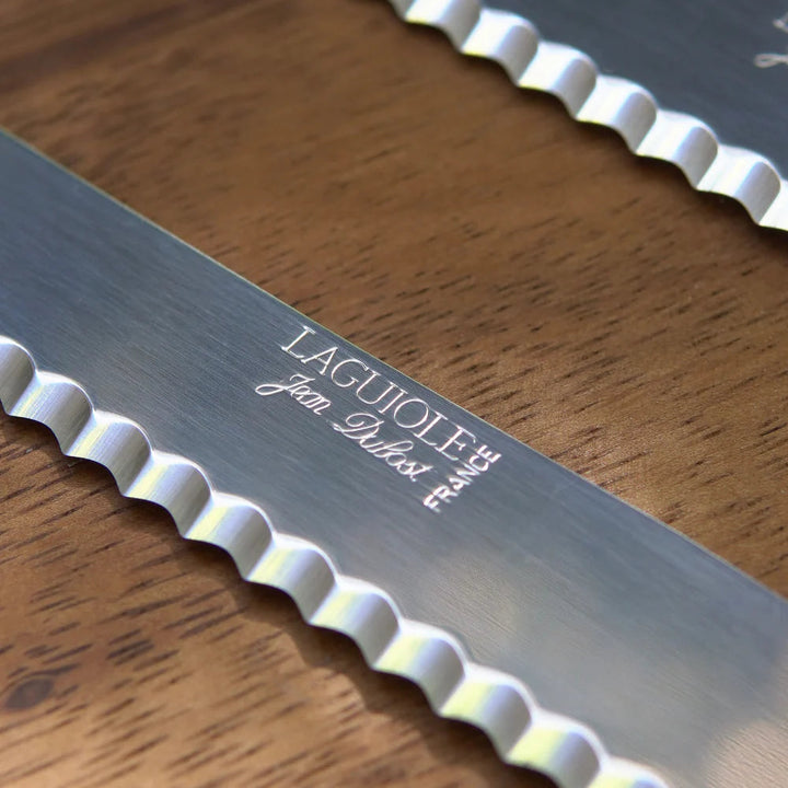 Cuchillo de Pan y Paleta Torta Color Laguiole, Set