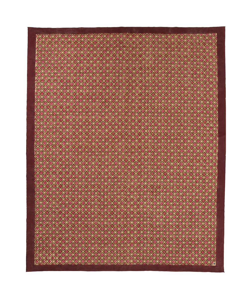 Mantel Block Print Helena 240 x 280 cm con Tote Bag