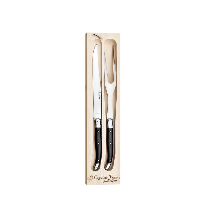 Set Asado Laguiole - Negro