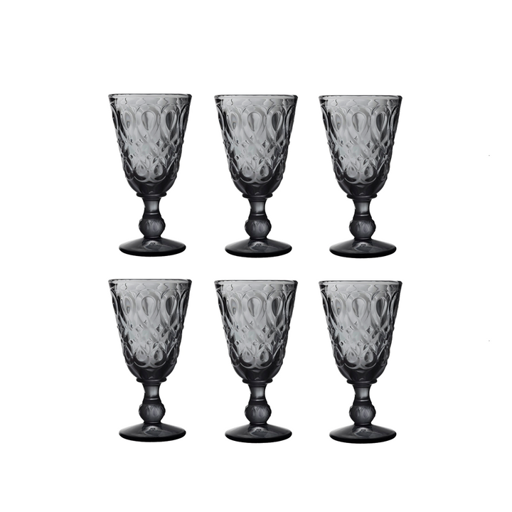 Set 6 Copas Lyonnais Gris - La Rochere