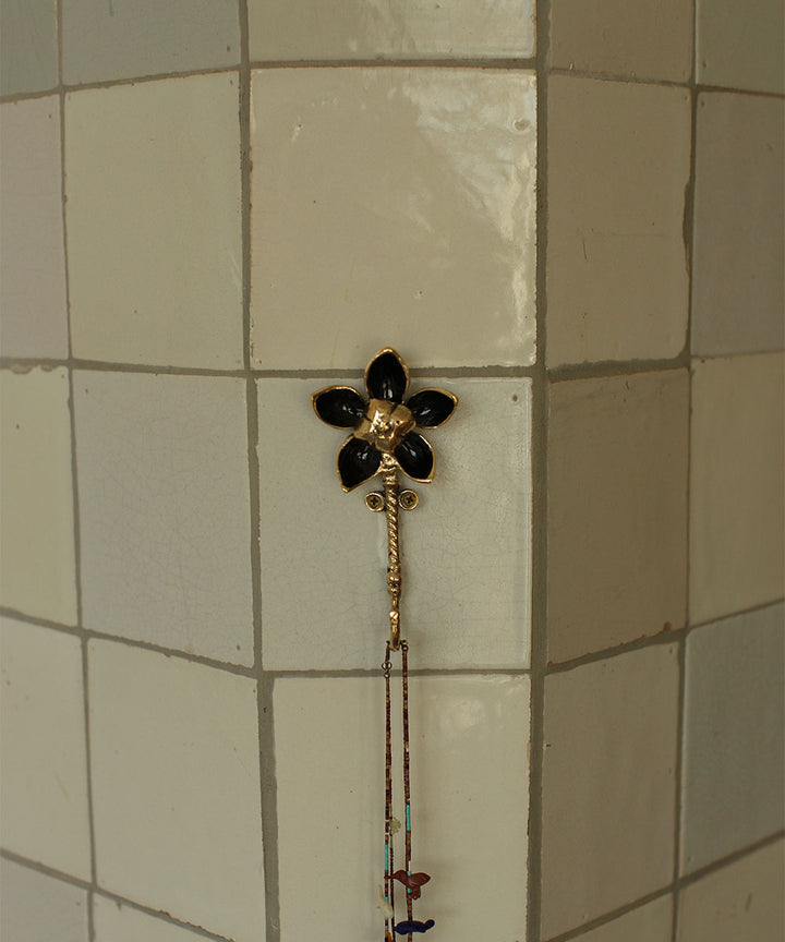 Percha Flor Liv Negro