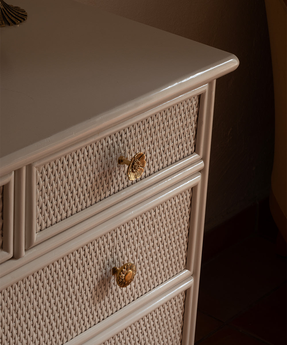 Tirador Bronce Flor Poppy