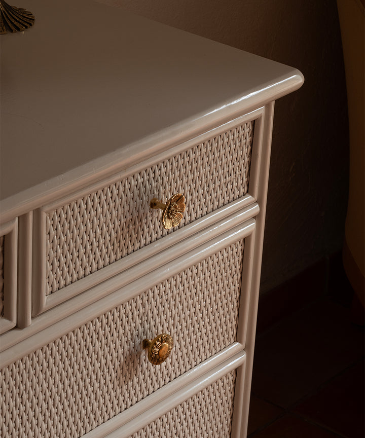 Tirador Bronce Flor Poppy