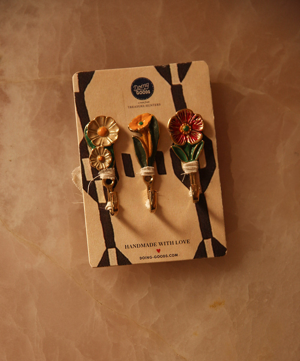 Perchas Florales Posy, Set de 3