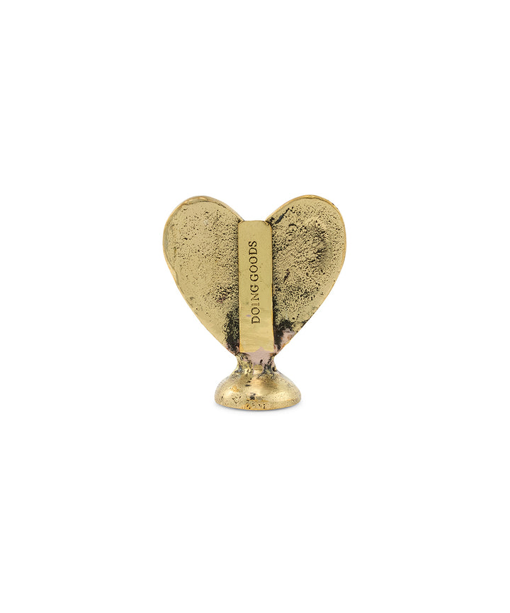 Tarjetero Bronce Corazón Red