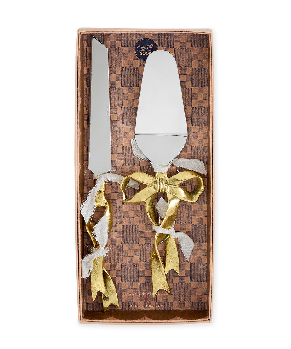 Set para servir Torta Ribbon