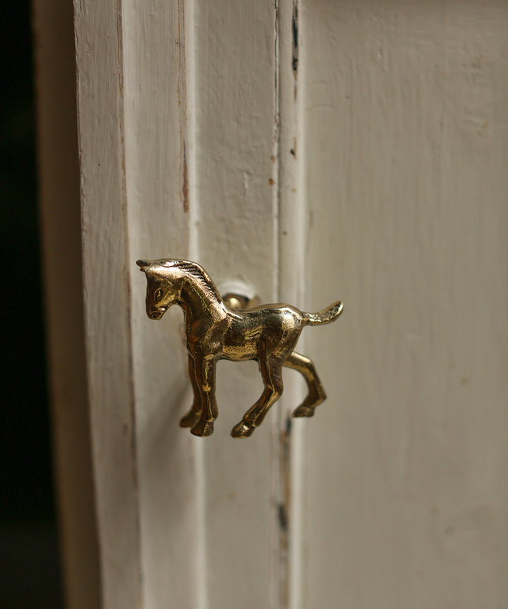 Tirador Bronce Caballo 2 Orientaciones