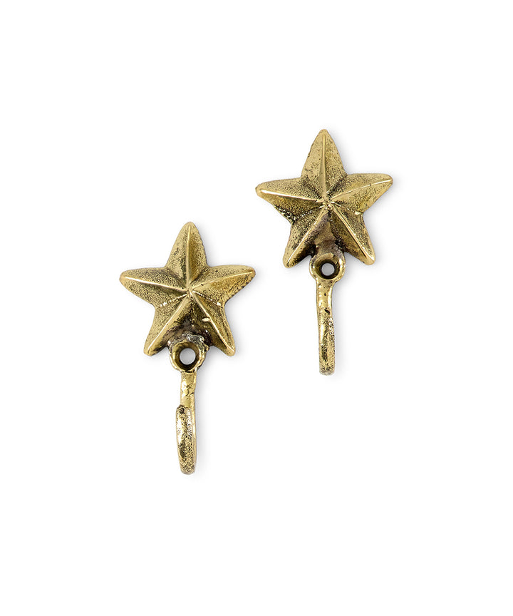 Percha Dorada Estrella Set de 2