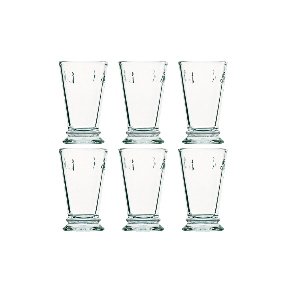 Set 6 Vasos Altos Abeja 310 ml - La Rochere