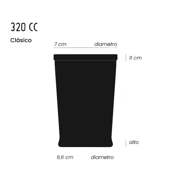 Vasos de Gallo Clásico 320 ml, set de 6
