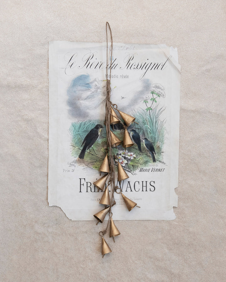 Colgante Campanas Doradas