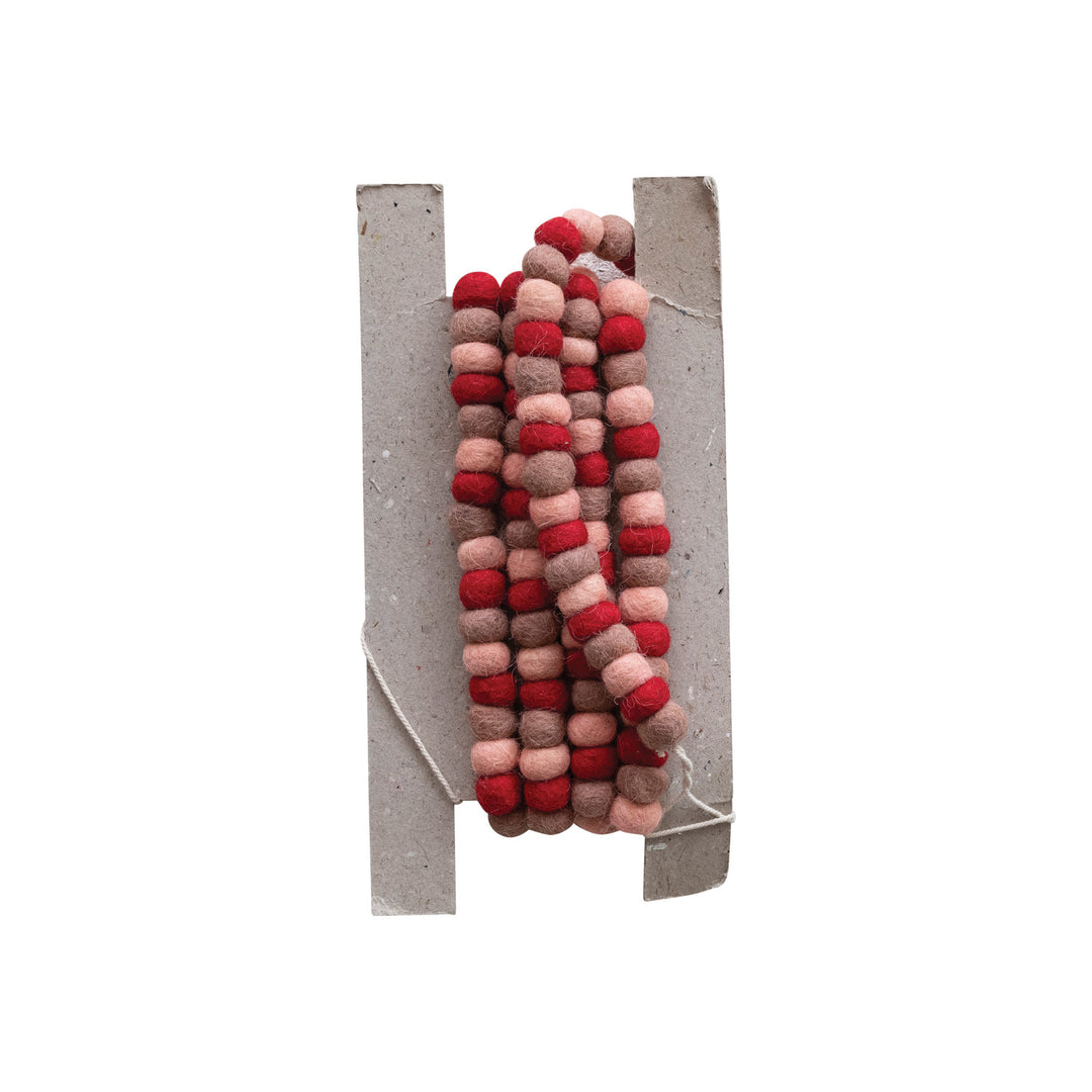 Guirnalda de Fieltro Rojo & Pink