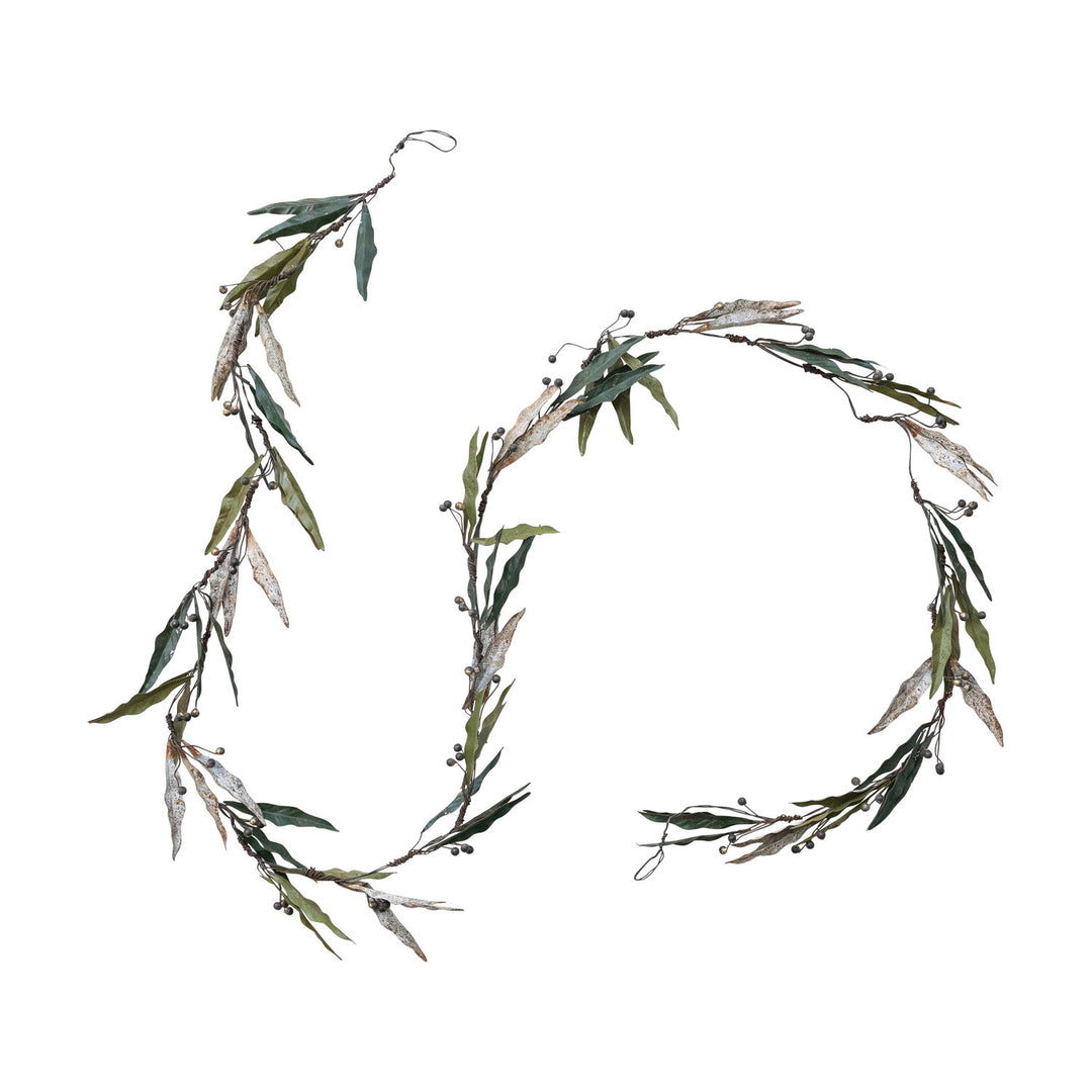 Guirnalda de Metal Hojas Vintage