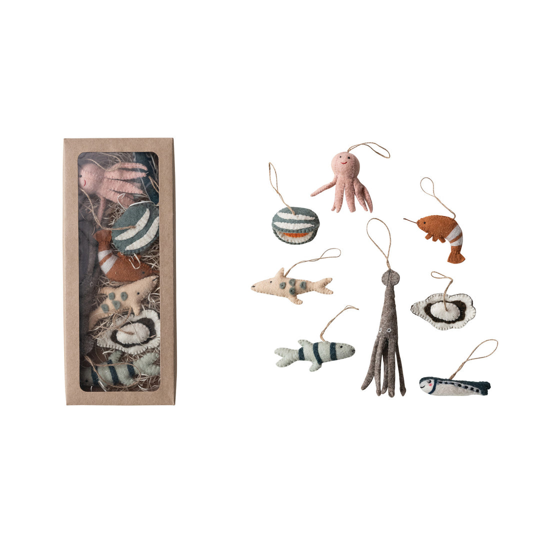 Adornos Colgantes Animales del Mar (Set de 8)