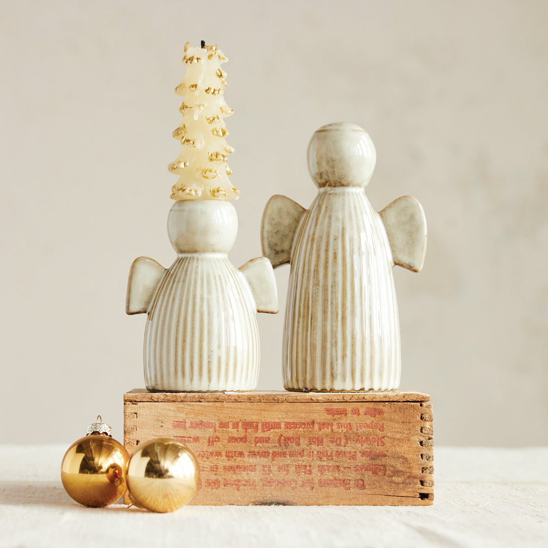 Portavela Ángel de Cerámica