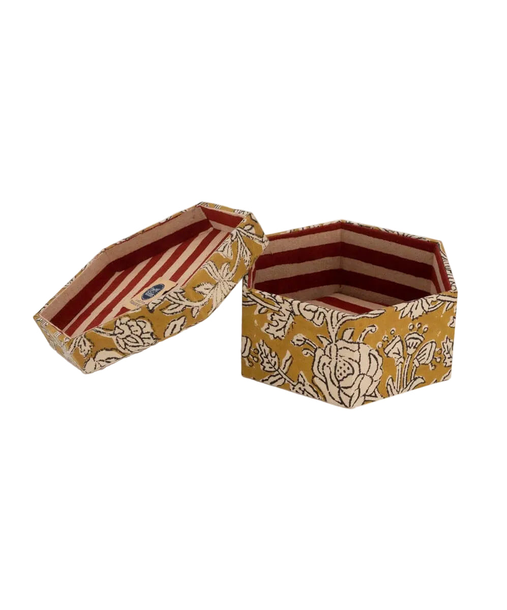 Set de Cajas de Tela Botánico