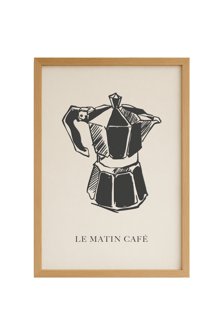 Cuadro Le Matin Café