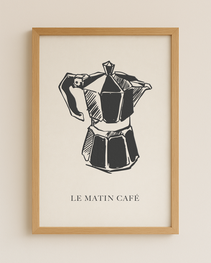 Cuadro Le Matin Café