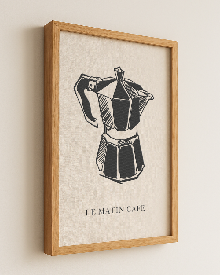 Cuadro Le Matin Café