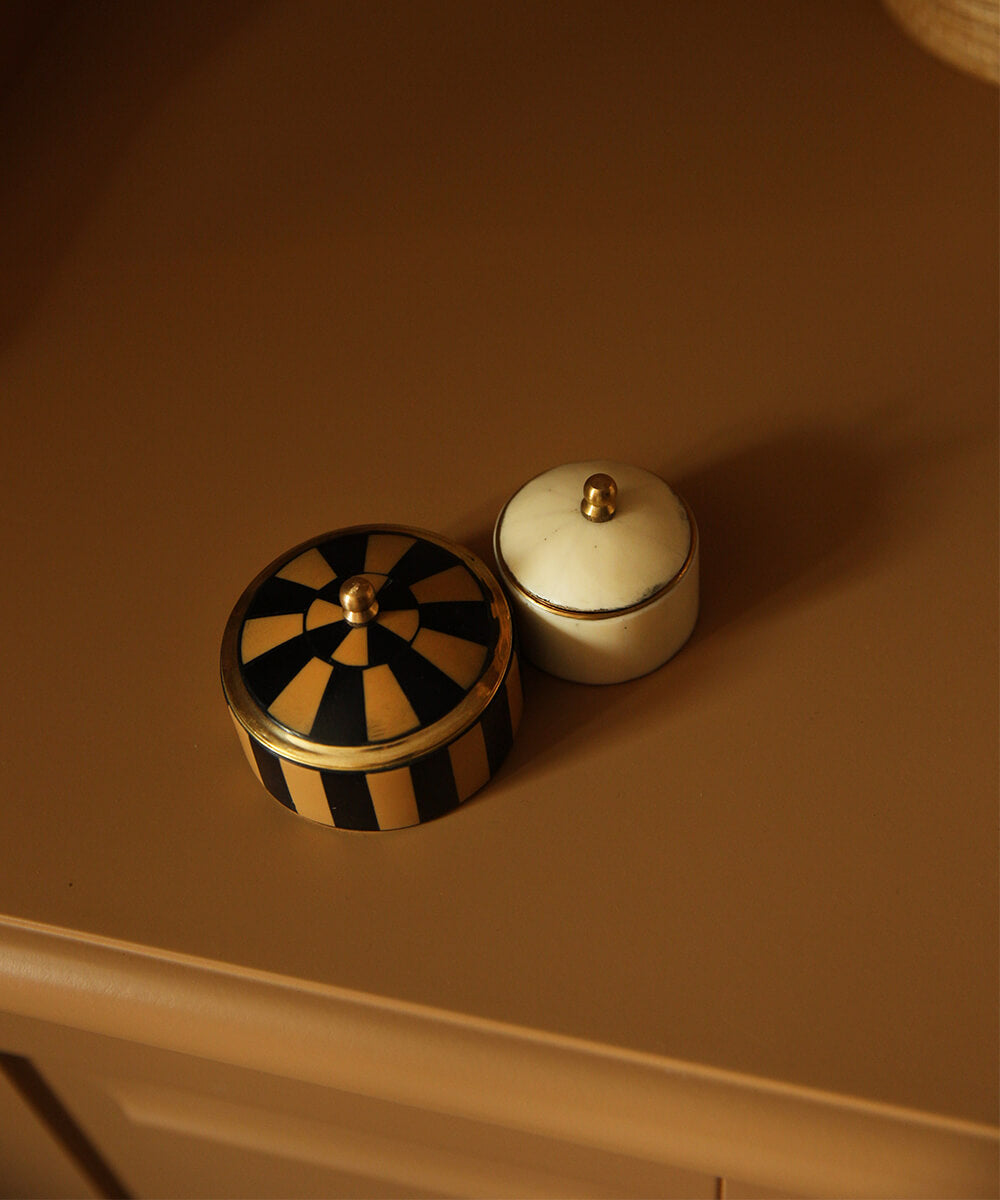 Caja Mini Bailey Blanco Perlada