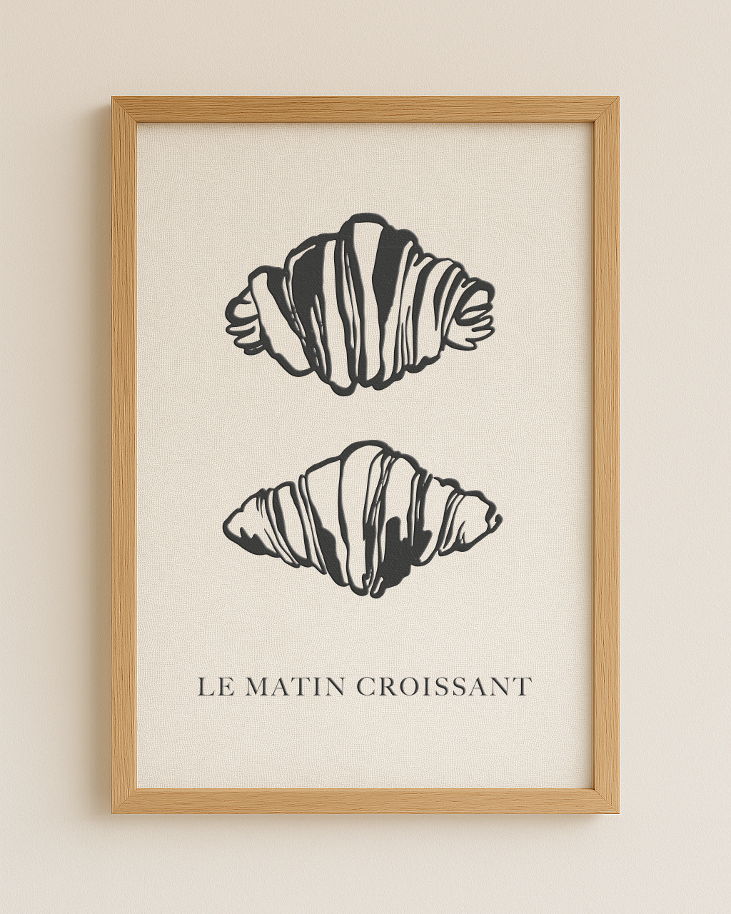 Cuadro Le Matin Croissant