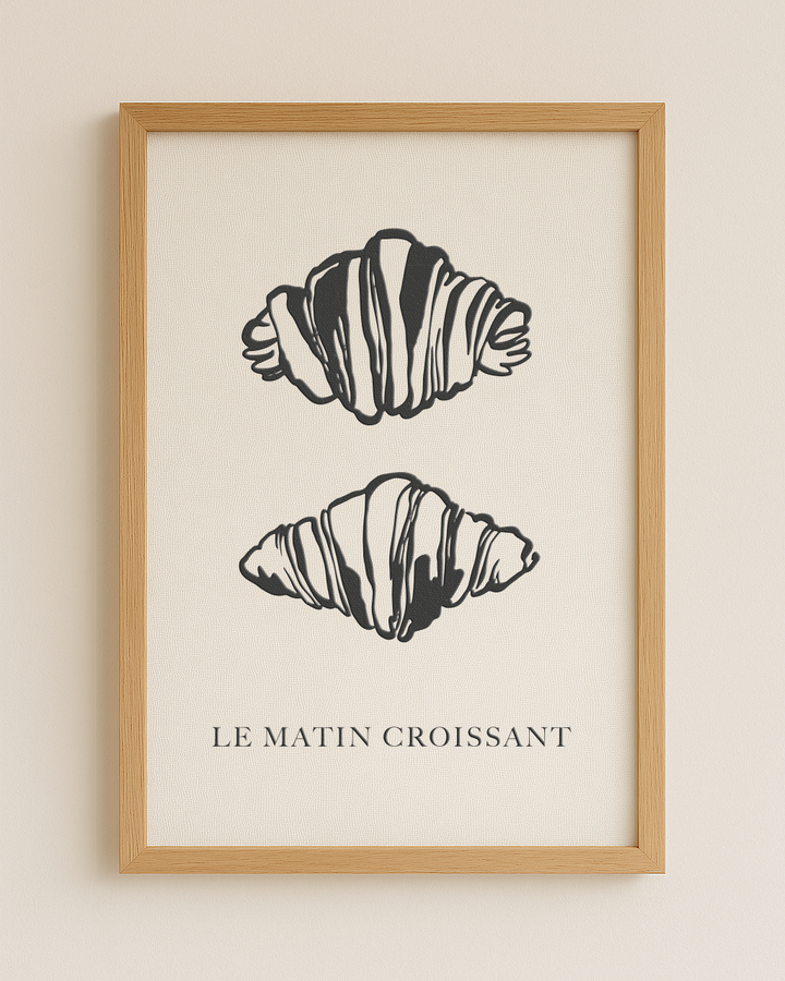 Cuadro Le Matin Croissant