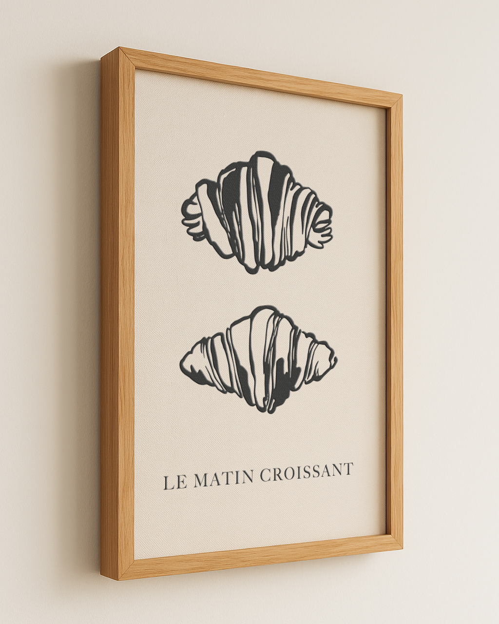 Cuadro Le Matin Croissant