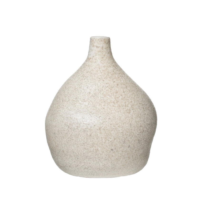 Jarrón de terracota envejecido con esmalte